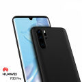 HUAWEI P30 PRO BLACK SOFT SILICON BACK COVER. 