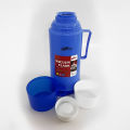 Vacuum Flask Thermos 500ML Insulated Tea Water Bottle with Glass Inner and Plastic Outer Body. 