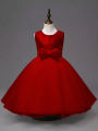 Red Fancy Frock For Girls. 