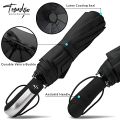 TRENDZIO Fully Automatic Open and Close 10 Ribs Large Size Folding Windproof Umbrellas for Rain and Sunlight Protection Three Steps Folding Umbrella for Men Women. 
