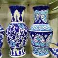 Blue Pottery Vase multani 5X8 (1 piece) / Handicraft / Handpainted / Vip's Creation. 