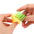 20pcs Durable Colorful Plastic Springs Cat Pet Toy Coil Spiral Springs. 