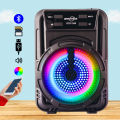 Rechargeable Bluetooth Speaker - Wireless Rgb Mini Portable, Bluetooth Speaker with High Quality Sound, High Bass & Woofer for Mobile, PC Computer & Laptop -. 