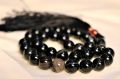 Premium Black Stone Tasbeeh - 33 Beads, 8/10mm Size - Handcrafted Islamic Prayer Beads with Zikar Beads for Enhanced Spiritual Connection. 