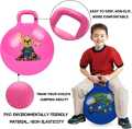 Hop ball for Kids ,Hop Ball with Handle for Exercise Inflatable Jump Ball Kids Inflatable Bounce Jumping Hopper Hop Ball For Children Educational Toys Kids Birthday Gift. 