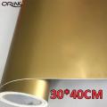 30cmx40cm Matte Golden Vinyl Wrap Sheet Car stickers and Decals Motorcycle Car Styling Accessories Automobiles, Laptop Stickers, Mobile Stickers.. 