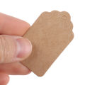 100pcs/set White Black Brown Blank Tags Hang Tags Labels Xmas Gift Tag. 