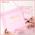 PINKFLASH PVC PINK Handbag & Gift bag Waterproof PVC Travel pouch/Cosmetic pouch/transparent bag. 
