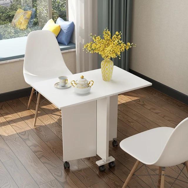 Folding%20Dining%20Table%20Drop%20Leaf%20Table%20Multifunction%20Space%20Saving%20Table%20Extension%20Dinner%20Table%20for%20Kitchen%20Bedroom%20-%20Image%202