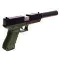 Glock Shell Ejection Nerf Soft Darts Toygun For Kids With 10 Soft Darts and 10 Shell - Size Approx. 32cm - Multicolor. 