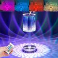 Rechargeable Diamond Crystal Table Lamp Acrylic Desk Decor Atmosphere Lamp LED For Home/Room. 