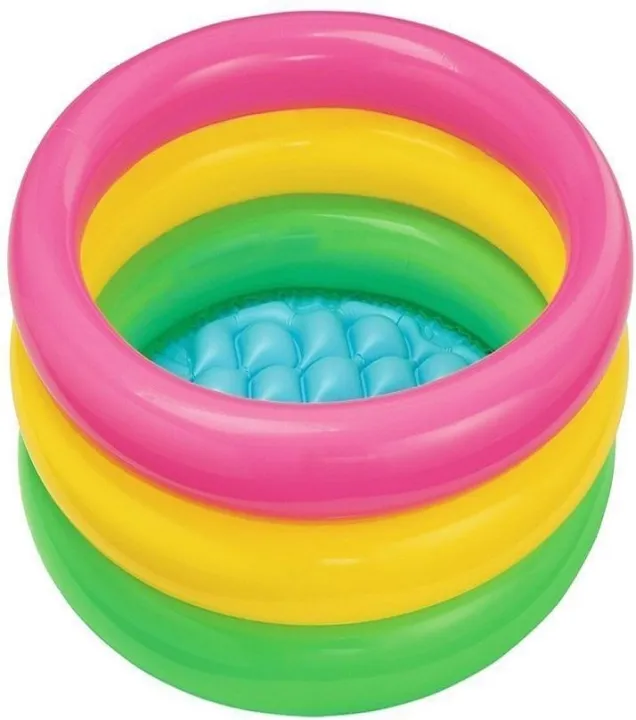 3%20Ring%20Inflatable%20Soft%20Swimming%20Bathtub%20For%20Kids%2086cm%20x%2025cm%20-%20Image%203