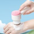 2 in 1 Facial Cleansing Brush Double Sided Facial Cleansing Brush with Soft Bristles for Deep Pore Exfoliation, Makeup Washing, Massage. 
