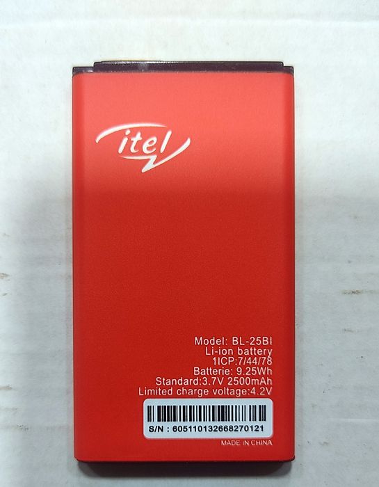 Itel%20BL-25BI%20Battery%20Replacement%20For%20Itel%205626%20,%205625%20,%20Power%20400%20,%20Power%20700%20,%20Power%20410%20with%202500mAh%20Capacity-RED%20-%20Image%202