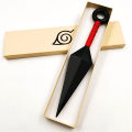 Anime Naruto Doll Figures Kunai 26cm Uzumaki Kakashi Throwing Prop Cosplay Accessories Collection Childern Toys Gifts. 