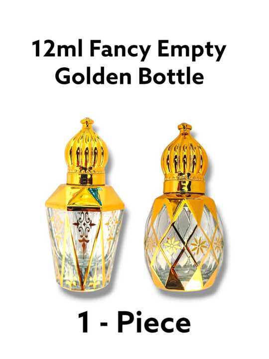 12-ml Fancy Empty Bottle for Attar (1- Piece) by "Fragrances by Fatima"