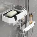 Bathroom Soap Dish Decorative Rustproof with Spong Holder Soap Tray Rack. 