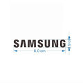Suitable for Samsung logo metal sticker screen monitor logo sticker computer decoration sticker TV sticker. 