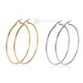 Large Size Classic Round Hoop Earrings For Girls and Women. 