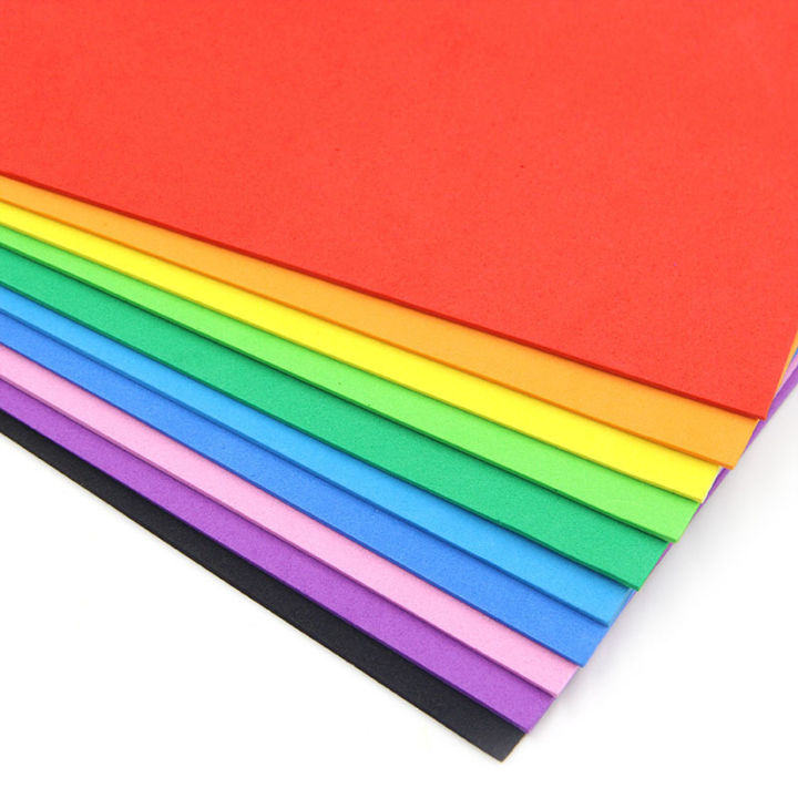 Panda Online 10PCS 290x200x2mm EVA Foam Sheets A4 Handmade Paper Fun Funky Kids Craft Gift - intl