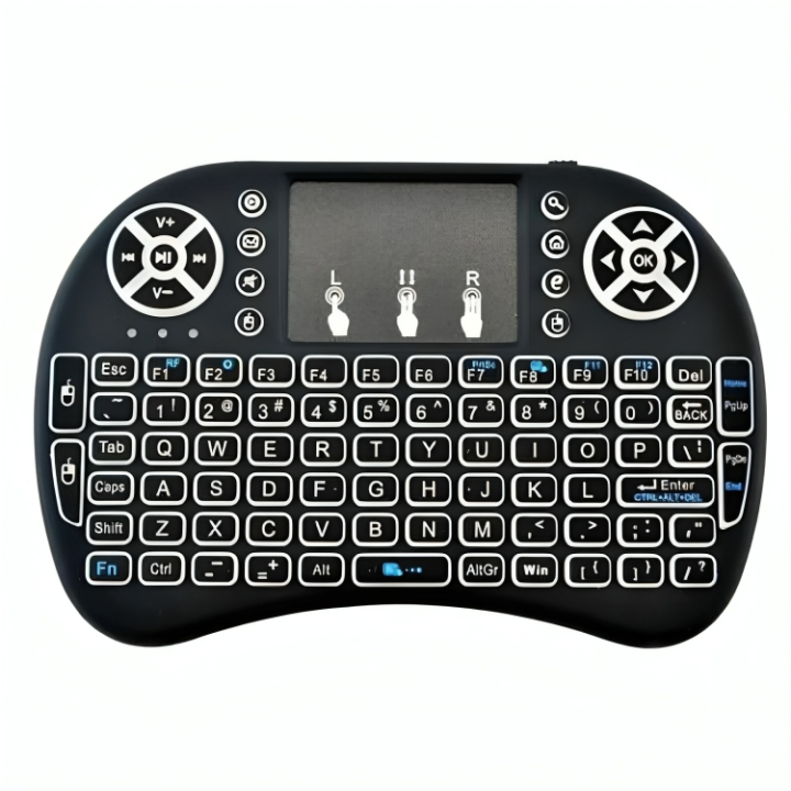 Portable Mini Wireless Keyboard Controller with Touchpad Mouse Combo and Backlight