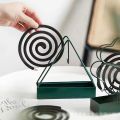 Mosquito Coil Stand Triangle Anti-scald Mosquito Coil Stand Wax Melt Burner Home Decoration Aromatherapy Burner. 