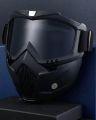 Strom Trooper Clarity Guard MotoVisor Detachable Riding Goggles Moto Mask Removable Face Guard. 