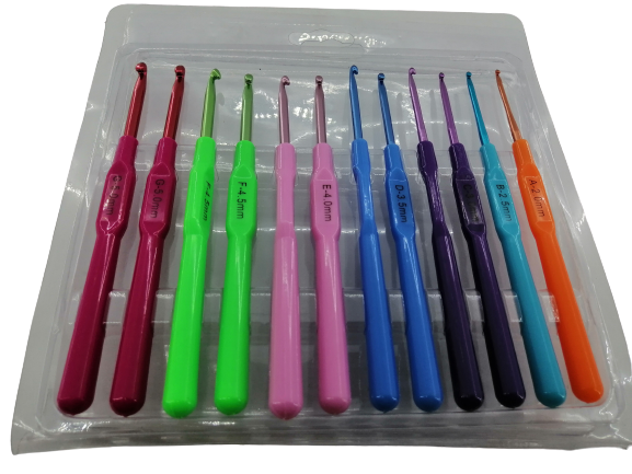 Crosia for Crochet Set of 12 Different Sizes