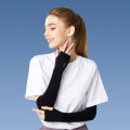 New Long Gloves UV Protection Hand Protector Cover Arm Sleeves Ice Silk Sunscreen Women Outdoor Sports Half Finger Sleeves Sunlight Super Store. 