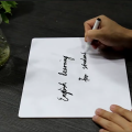EASE White Board Slate, Dray Erase Tablet for Kids With Duster and Marker. 