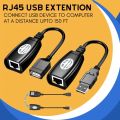 USB Extender 150ft Using RJ45 LAN Cable. 