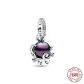 The Little Mermaid Ariel Shell Dangle Charm for Women Original PANDORA bracelet Pendant Necklace DIY Jewellry. 