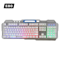 Ultimate Performance: Unique Metallic Wired RGB Gaming-Office Keyboard for Unparalleled Precision and Style - High Quality. 