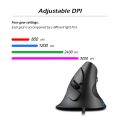 ZELOTES T-30 Mouse Wired Optical Mouse Vertical Mouse USB Wired Gaming Mouse 6 Keys Ergonomic Mice with 3200 DPI for PC Laptop. 