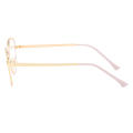 Vintage Diamond Metal Glasses Frame Myopia Frames Optical Eye Glasses Fashionable Anti Blue Light Flat Glasses. 