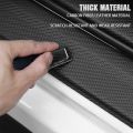 4pcs Universal Car Door Side Step Threshold Sticker Carbon Fiber Threshold Strip Protection Sticker for toyota. 