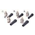 10PCS Bnc Male Connector For Twist-On Coaxial Rg59 Cable CCTV Solderless plug. 