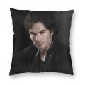 Damon Salvatore Ian Somerhalder Cushion Cover The Vampire Diaries Floor Pillow Case for Sofa Fashion Pillowcase Home Decor. 
