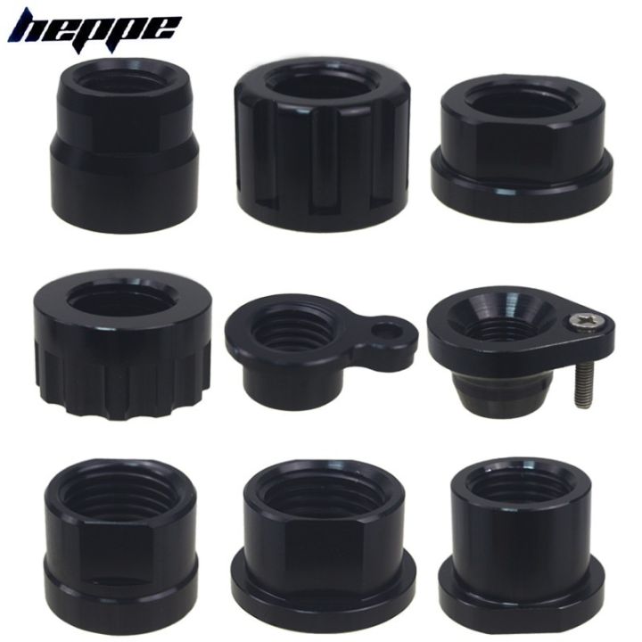 Bicycle Thru Axle Nut M12 M14 M15 Thread Axle Nuts Bike Hub Tube Shaft Skewer Cap for 1.0/1.25/1.5/1.75mm Thread pitch Thru Axle