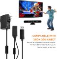 Kinect Adapter for Xbox 360, USB to AC Power Supply PC Adapter Compatible with Mircosoft Xbox 360 Kinect Sensor System. 