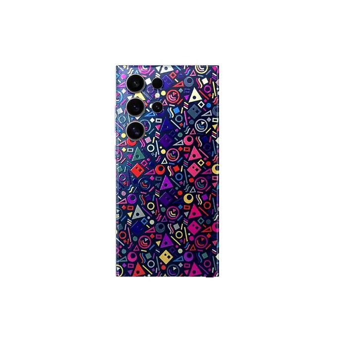 Mobile back sheet |  3D Printed Custom Phone Skin - Geometric Patterns, Personalized Design