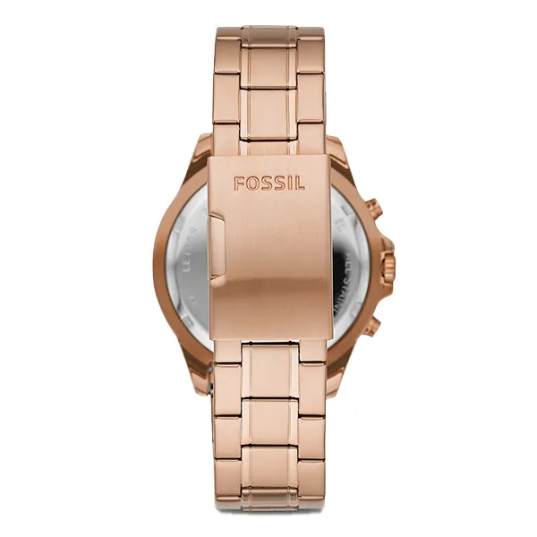 Fossil watch black and rose gold hotsell