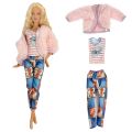 Fashion Outfit Modern Dress Skirt Casual Coat Dress For Barbie Clothes Doll Accessories Girl's 1/6 Doll Gift G2 JJ. 