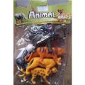 Wild Animal Zoo Toys For Kids Animal Kingdom Pack Of 6 - Akz. 