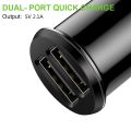 Mini Dual USB Car Charger Quick Charge 3.0 4.0 Phone Charger For iPhone Samsung Xiaomi mi8 QC3.0 Fast Charging charger in car. 