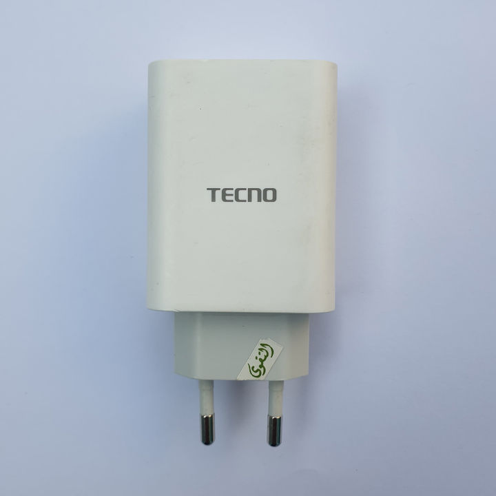 Tecno 33W Original Charger, Fast Charging, 1 USB Port, Model U330TEA/U330TEB