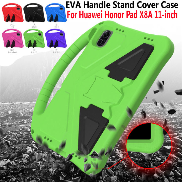 Kids Case for Huawei Honor Pad X8A 11 inch 2024 NDL-W09 EVA shockproof tablet SiliconeEVA Handle Stand cover Case for Honor Pad X8A 11'' case