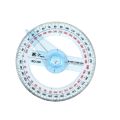 Geometry Rotary Full Circle Office Swing Arm School Supplies Pointer Angle Ruler Protractor Measuring tools Goniometer. 