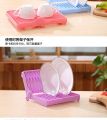 Folding Plastic Kitchen Dish Rack Stand for Kitchen Dinner Plate Holder. 