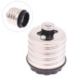 Innovative And Practical Silver E40 To E27 LED Light Base Lamp Bulbs Adapter Socket Converter Base Holder DIY Accessories. 